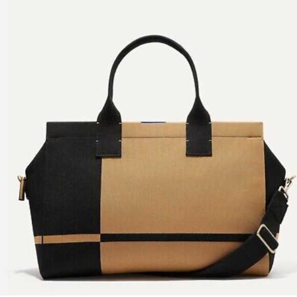 Rothys The Overnighter Camel and Black - Picture 1 of 1